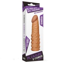 Удлиняющая насадка на пенис X-Tender Penis Sleeve мулат + 5 см