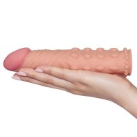 Удлиняющая насадка на пенис X-Tender Penis Sleeve телесная + 5 см