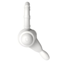 Белое виброкольцо POWER THRILL CLIT COCKRING Белое виброкольцо POWER THRILL CLIT COCKRING