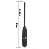 Уретральный буж с вибрацией Silicone Vibrating Urethral Dilator