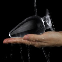 Большая анальная пробка Lovetoy Flawless Clear Anal Plug