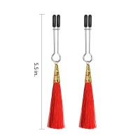Зажимы для сосков Glamor Tassel Nipple Clamp Red