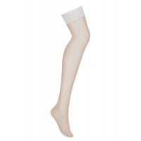 Нежные чулки экрю L/XL