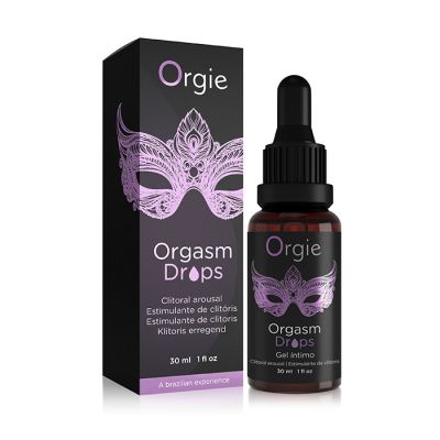 Возбуждающие капли для клитора Orgie Orgasm Drops с разогревающим эффектом,30 мл