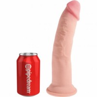 Большой фаллоимитатор без мошонки на присоске King Cock Plus Triple Density 25 см Большой фаллоимитатор без мошонки на присоске King Cock Plus Triple Density 25 см