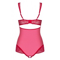 Эротичное красное боди с доступом S/M