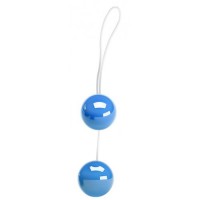Анально-вагинальные шарики Twins Ball голубые