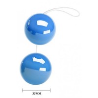 Анально-вагинальные шарики Twins Ball голубые