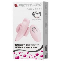 Трусики со стимулятором клитора Fairy Boat с пультом управления