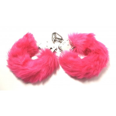 Наручники с розовым мехом Наручники с розовым мехом