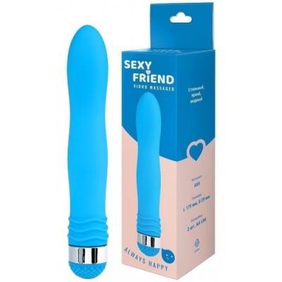 Многофункциональный вибратор Sexy Friend голубой