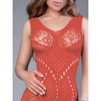 Боди-комбинезон красный геометрия S/L