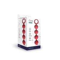 Анальная цепочка Appulse красная 2,5 см Анальная цепочка Appulse красная 2,5 см