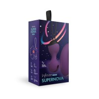 Виброшарики Кегеля с вибропультом Le Frivole SuperNova пурпурные