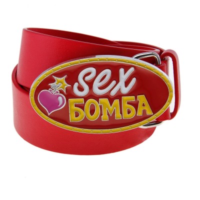 Ремень женский с пряжкой Sex Бомба Ремень женский с пряжкой Sex Бомба