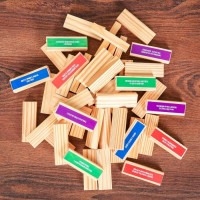 Падающая башня «Искушение» с фантами, 54 бруска