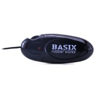 Вибратор с мошонкой Basix Rubber Works 8" Vibrating Dong
