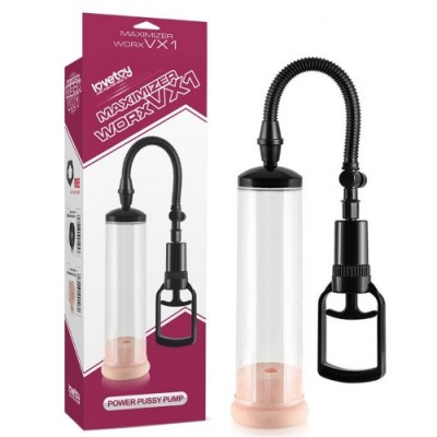 Вакуумная помпа для пениса Maximizer worx VX1 Pussy Pump с мягкой насадкой