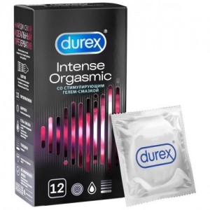 Презервативы Durex Intense Orgasmic с ребристой и точечной структурой 12 шт