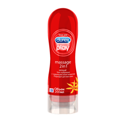Гель-смазка Durex Play Sensual Massage 2 в 1 с Иланг-Илангом 200 мл