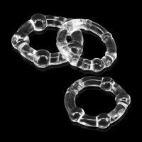 Набор эрекционных колец Power Plus Triple Beaded Ring Set Набор эрекционных колец Power Plus Triple Beaded Ring Set