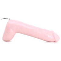 Вибратор с мошонкой Basix Rubber Works 8" Vibrating Dong