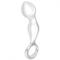 Aнальная втулка из прозрачного стекла Glass Romance 11 см