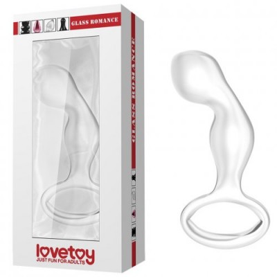Aнальная втулка из прозрачного стекла Glass Romance 11 см