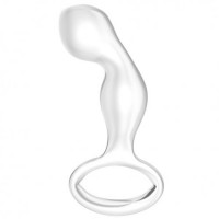 Aнальная втулка из прозрачного стекла Glass Romance 11 см