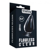 Большая анальная пробка Lovetoy Flawless Clear Anal Plug