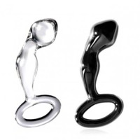 Aнальная втулка из прозрачного стекла Glass Romance 11 см