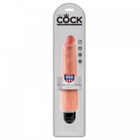 Телесный вибратор-реалистик 9 Vibrating Stiffy