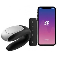 Смарт-стимулятор для пар Satisfyer Double Fun черный