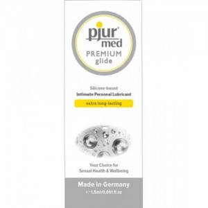 Силиконовый лубрикант Pjur Med Premium glide 1,5 мл, пробник