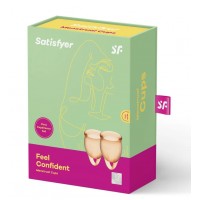 Набор менструальных чаш Satisfyer Feel Confident оранжевый