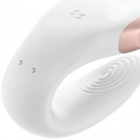 Смарт-стимулятор для пар Satisfyer Double Love белый Смарт-стимулятор для пар Satisfyer Double Love белый