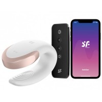 Смарт-стимулятор для пар Satisfyer Double Love белый Смарт-стимулятор для пар Satisfyer Double Love белый