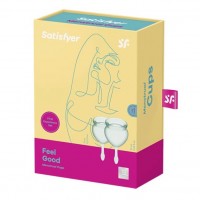 Набор менструальных чаш Satisfyer Feel Good, салатовый