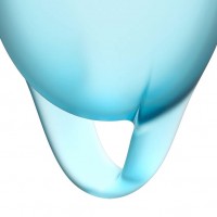 Набор менструальных чаш Satisfyer Feel Confident, голубой