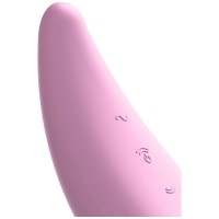 Вакуумный смарт-стимулятор клитора с вибрацией Satisfyer Curvy 3+ розовый