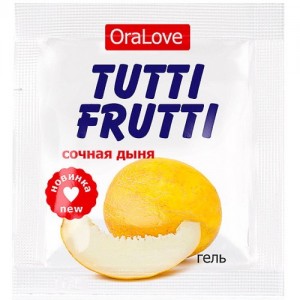 Оральный гель Tutti-Frutti сочная дыня 4 гр