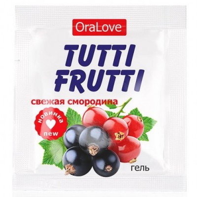 Оральный гель Tutti-Frutti свежая смородина 4 гр