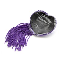 Фиолетовые пэстисы для груди с пайетками Фиолетовые пэстисы для груди с пайетками