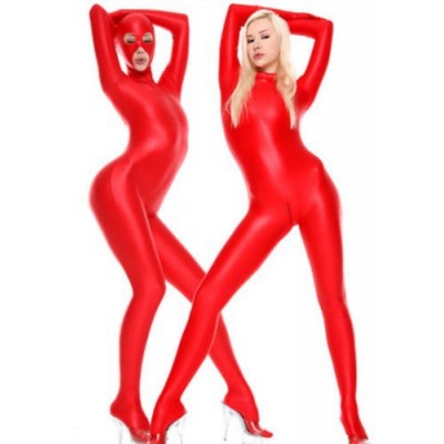 Красный боди-комбинезон L