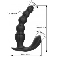 Анальный стимулятор с вибрацией и пультом ДУ I Moon