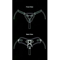 Ремень для страпона розовый Strap-on Miracle Interaction