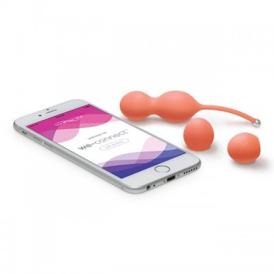 Вагинальные шарики We-Vibe Bloom управляемые смартфоном