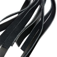 Черная плеть с твердой рукоятью Черная плеть с твердой рукоятью