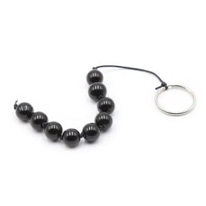 Анальная цепочка Anal bead черная 1,8 см