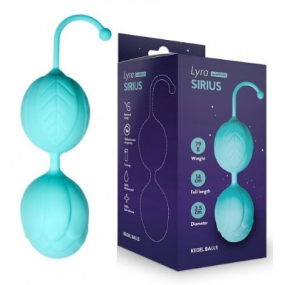 Шарики Кегеля со смещенным центром тяжести LYRA цвета аквамарина диаметром 3,8 см Шарики Кегеля со смещенным центром тяжести LYRA цвета аквамарина диаметром 3,8 см